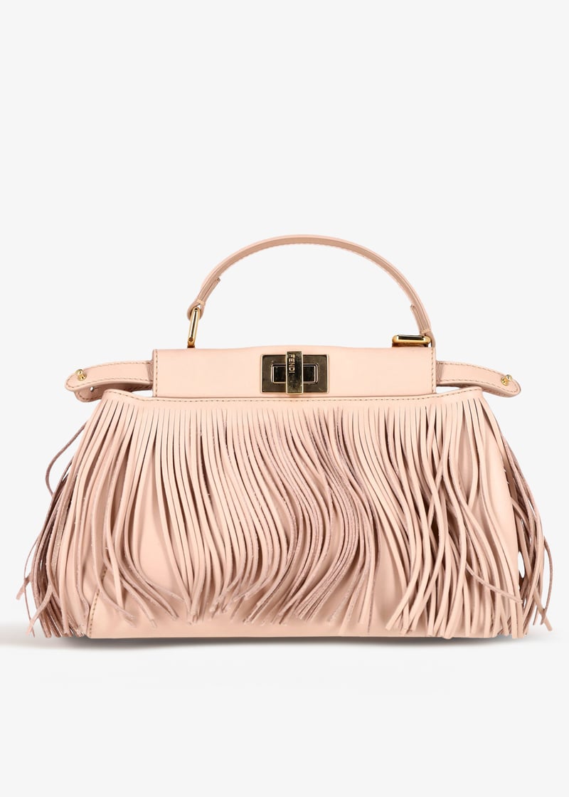 【送料&関税込】Fendi Light Pink Stretch Silk Blend Mini Dre Fendi By The Way Mini - Luxe Du Jour
