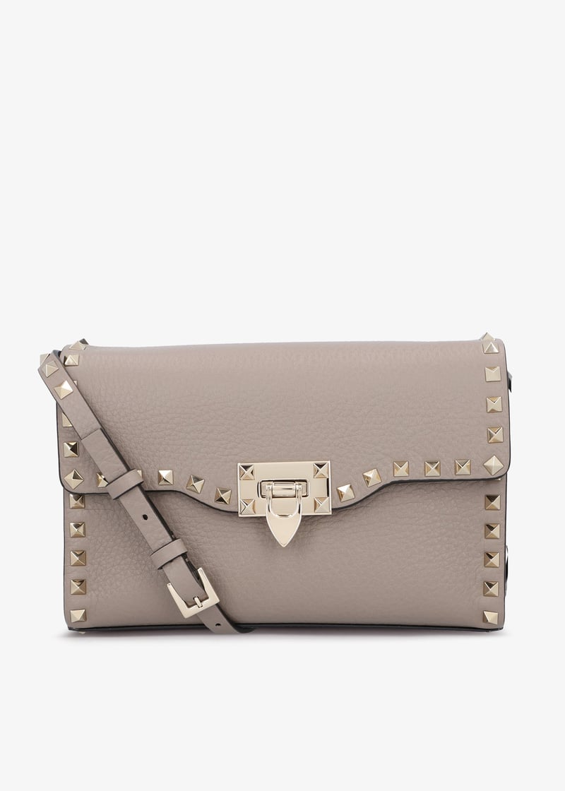 バッグ・カバンその他 VALENTINO Woman Mini bag Beige 7W2P0AI7VSH P45 Valentino Garavani Pre-Loved Rockstud small crossbody bag