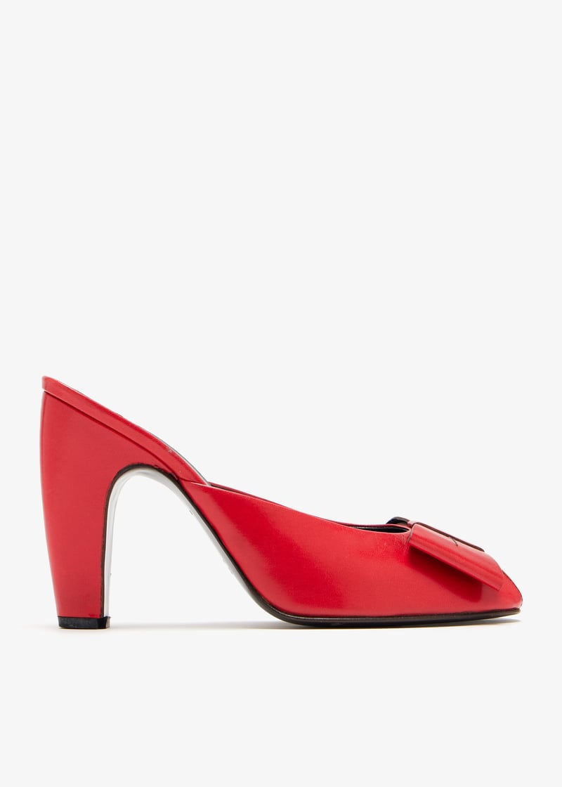 Miu Miu Pre-Loved Vintage Bow sandals for Women - Red in UAE