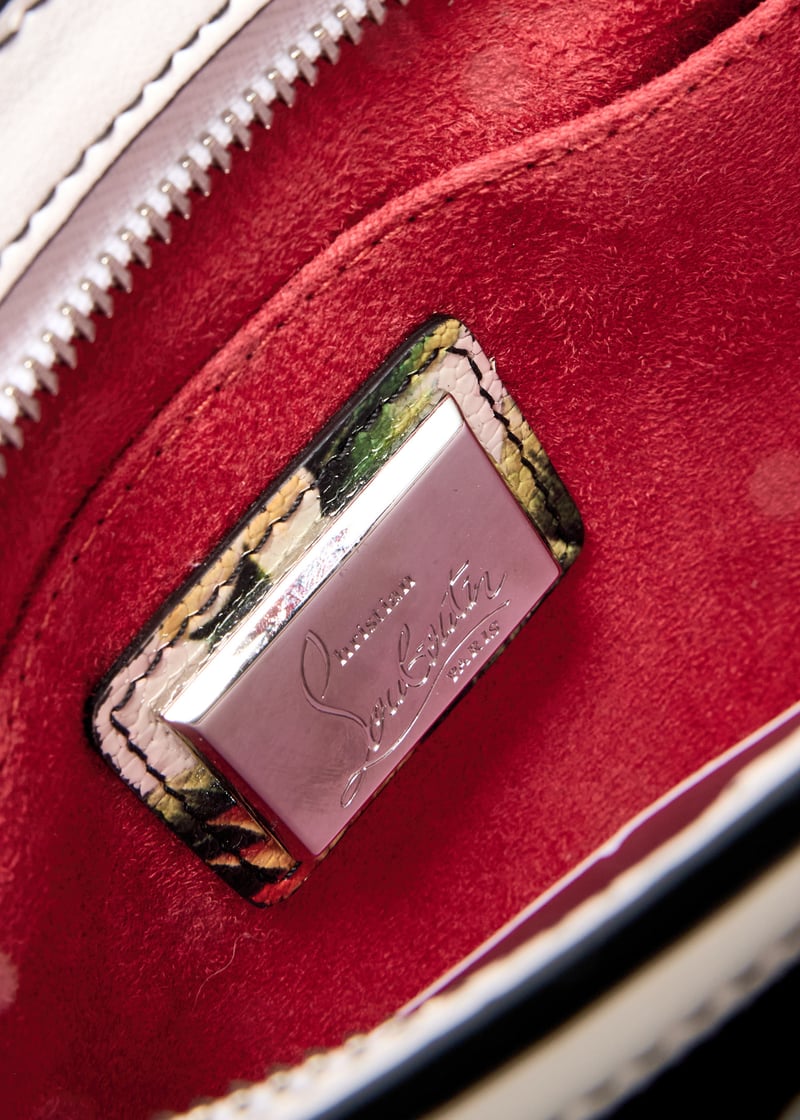 Christian Louboutin正規品/関税送料込み ルビーラ shoulder bag CHRISTIAN LOUBOUTIN Loubila rubber-trimmed textured-leather