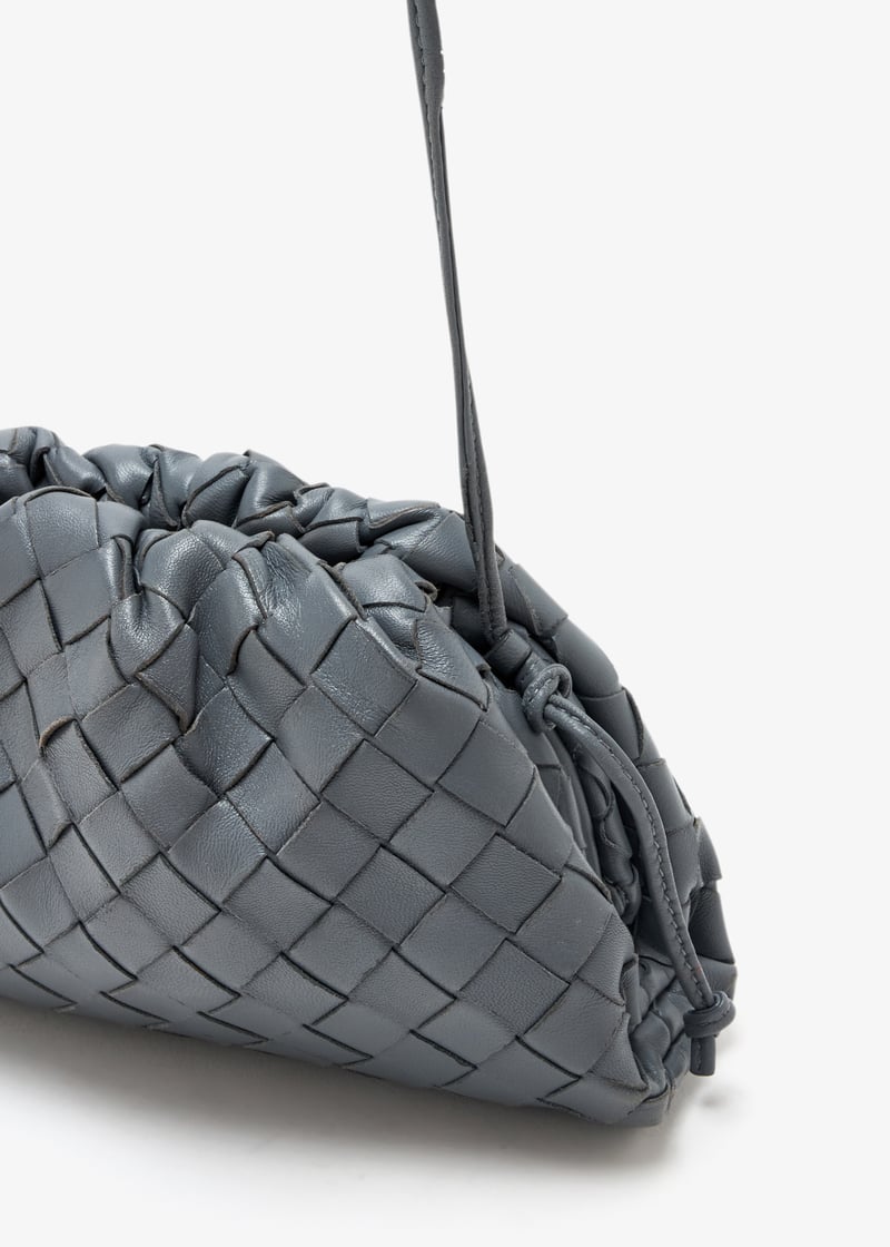 Bottega Veneta Pre-Loved Mini pouch clutch for Women - Grey