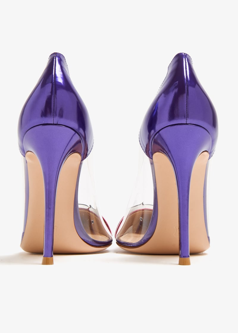 Rossi Plexi Pumps Gianvito Rossi Purple Pumps Gianvito Rossi Pre