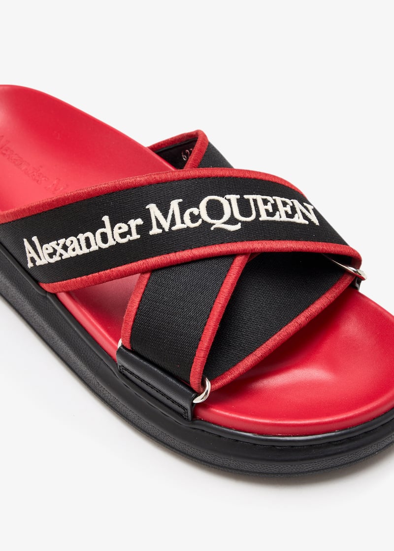 サンダル・ミュール Alexander Mcqueen Sandalo Hybrid Oversize McQueen Oversized Hybrid Sandals | Harrods UK