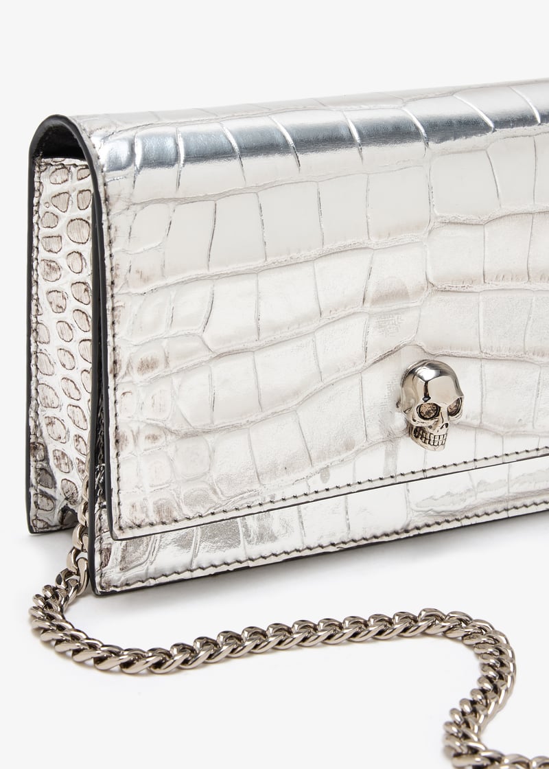 Alexander McQueen Pre-Loved Small skull-embellished bag for