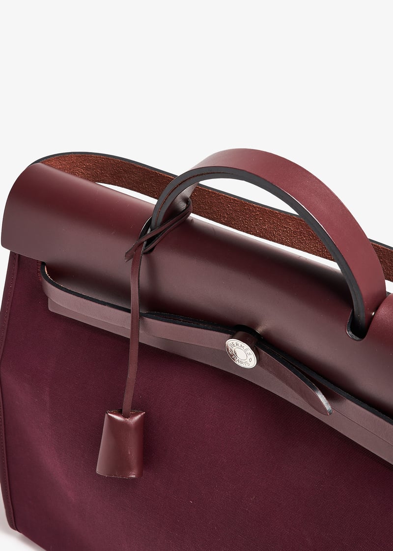 国内発送エルメス ヘル ジップアンド トワル 39 Hermès Pre-Loved Herbag Zip 39 bag for Women - Purple in