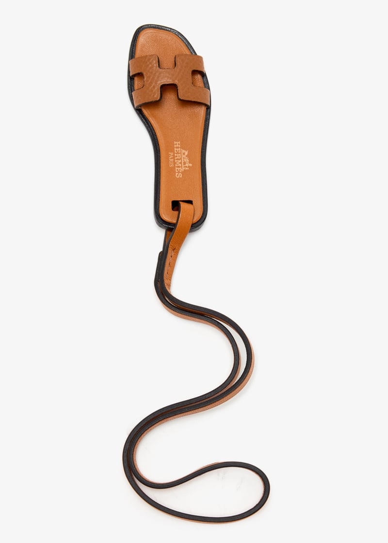 Hermès Pre-Loved Oran nano bag charm for Women - Brown in