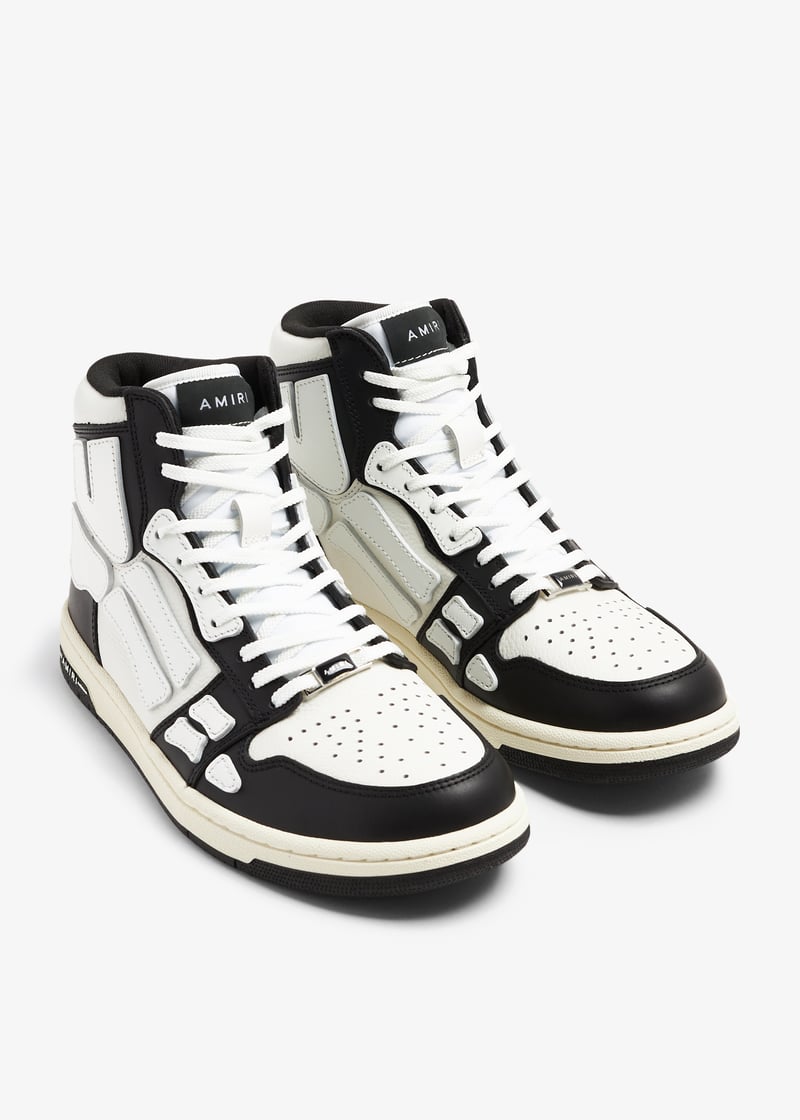 スニーカー AMIRI Woman Sneakers Black AWFOSR1062 BLACK AMIRI Sneaker Skel Top Low black in leather and suede