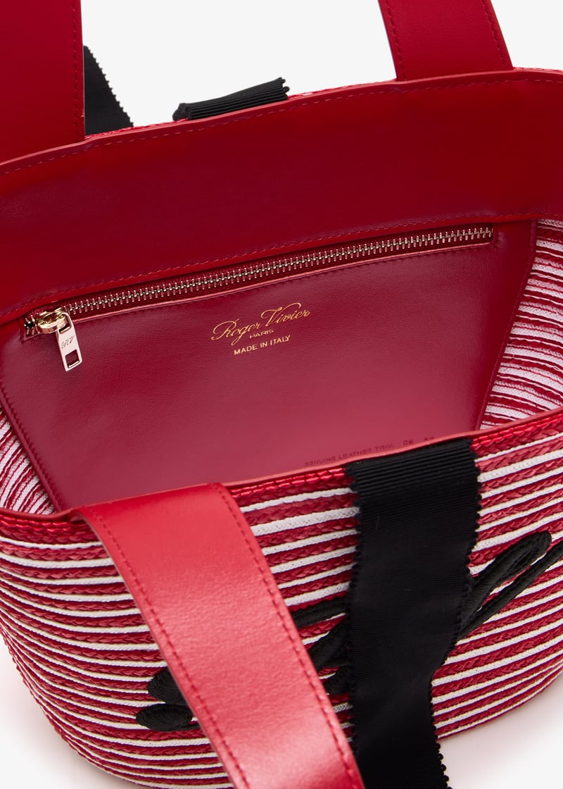 Roger Vivier RV Panier small tote bag for Women - Red in UAE
