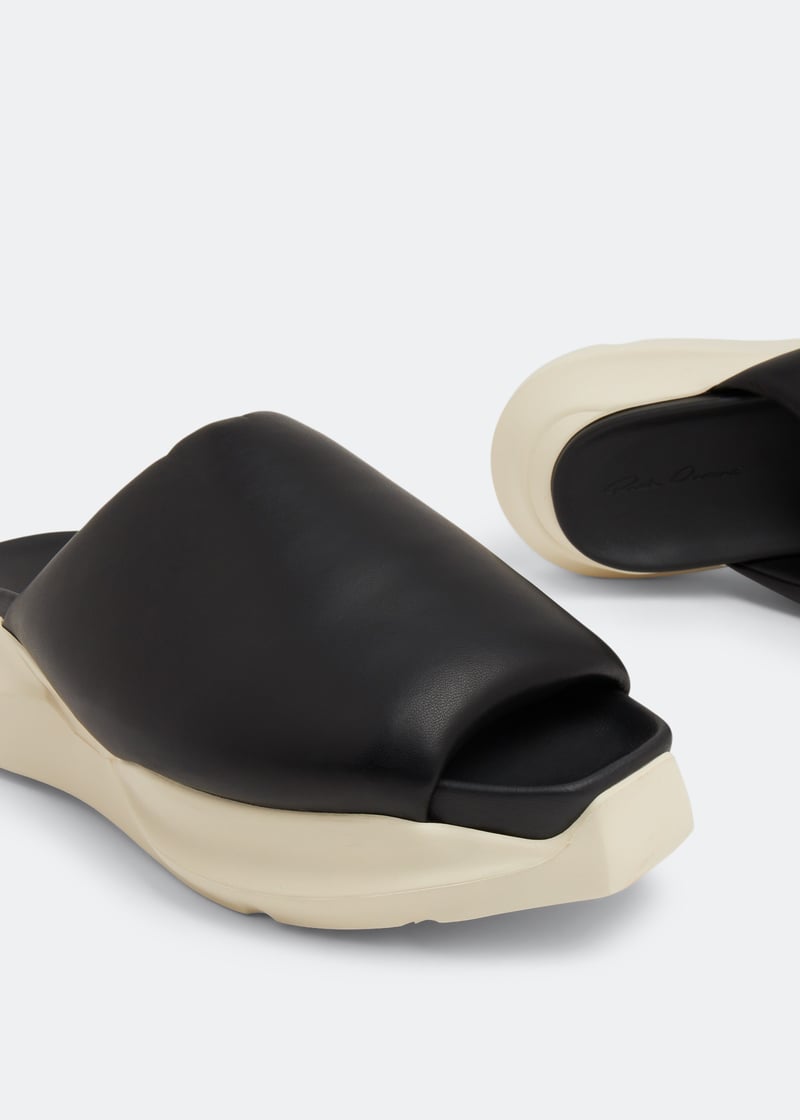 靴 Rick Owens rick owensGeth Puffer Slide43 Rick Owens Women's Geth Puffer Slide Sneakers in Black Rick