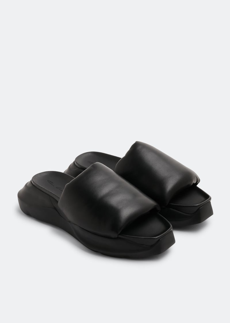 靴 rick owens geth guffer slide Rick Owens Geth puffer slides for Men - Black in Bahrain