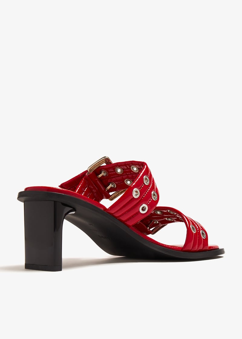 サンダル・ミュール GANNI Women Sandals S2752 474 RED Women's Sandals | Trendy Flat, Heeled & Strappy Styles