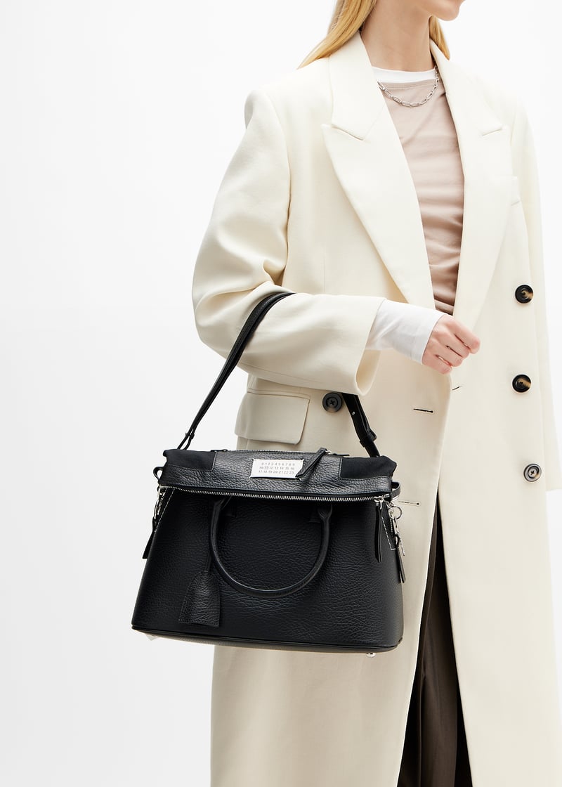 MAISON MARGIELA バッグ S56WG0093 P4455 5AC CLASSIQUE MEDIUM 5Ac Medium Black Handbag | Maison Margiela
