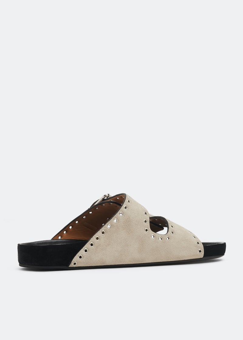 ISABEL MARANT lennyo オープンサンダル SS25【新作】 Sandals and Mules Woman | ISABEL MARANT Official Online Store