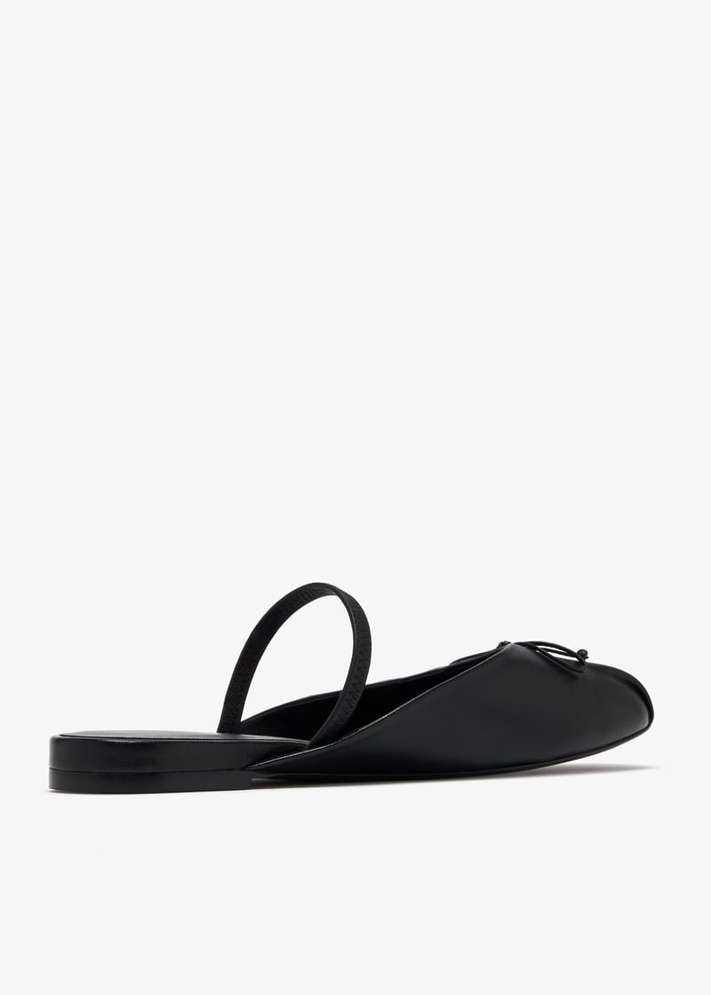 Stuart Weitzman Prima bow ballet mules for Women - Black in