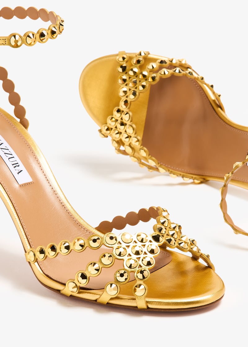Aquazzura Tequila sandals for Women - Gold in Qatar | Level