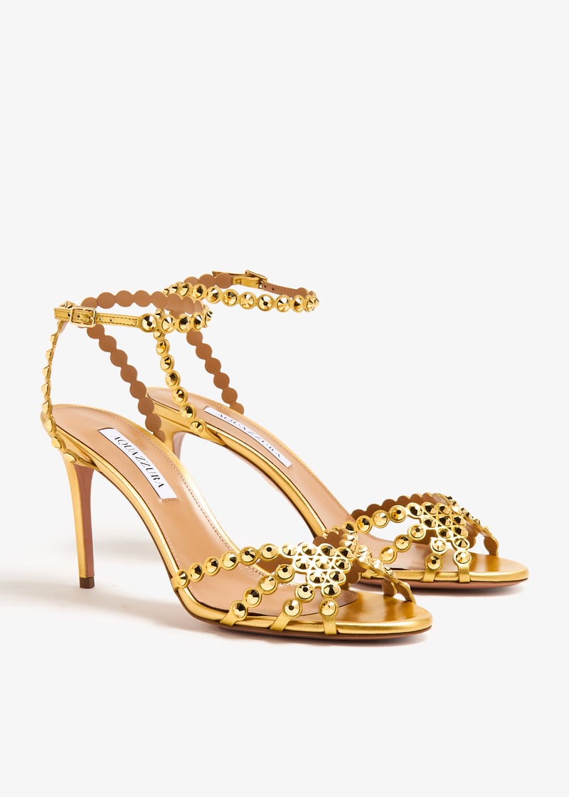 Aquazzura Tequila sandals for Women - Gold in Qatar | Level
