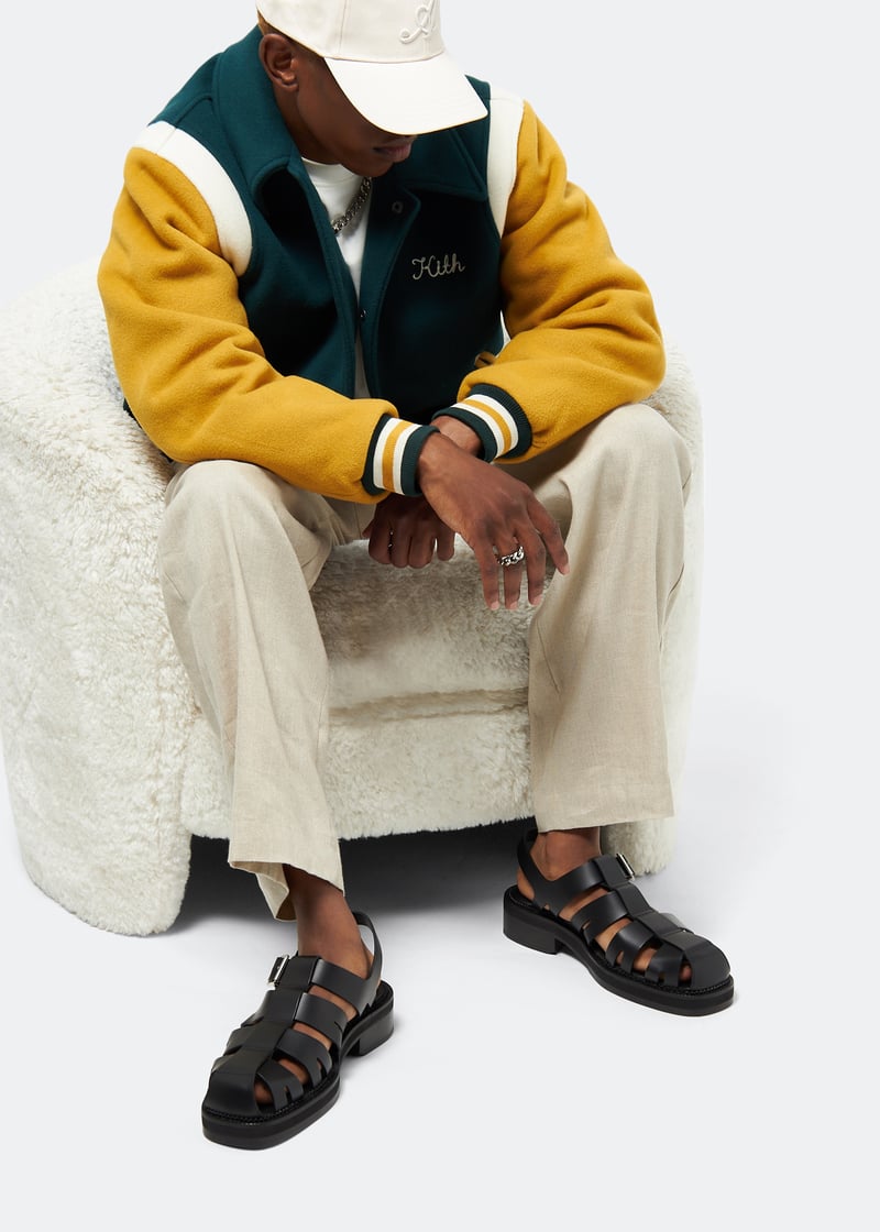 Ami Fisherman sandals for Men - Black in UAE | Level Shoes