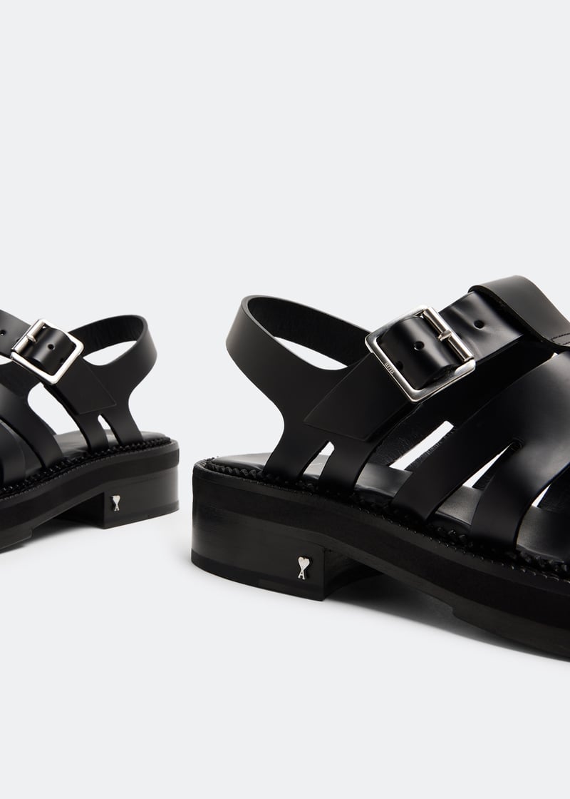 Ami Fisherman sandals for Men - Black in UAE | Level Shoes
