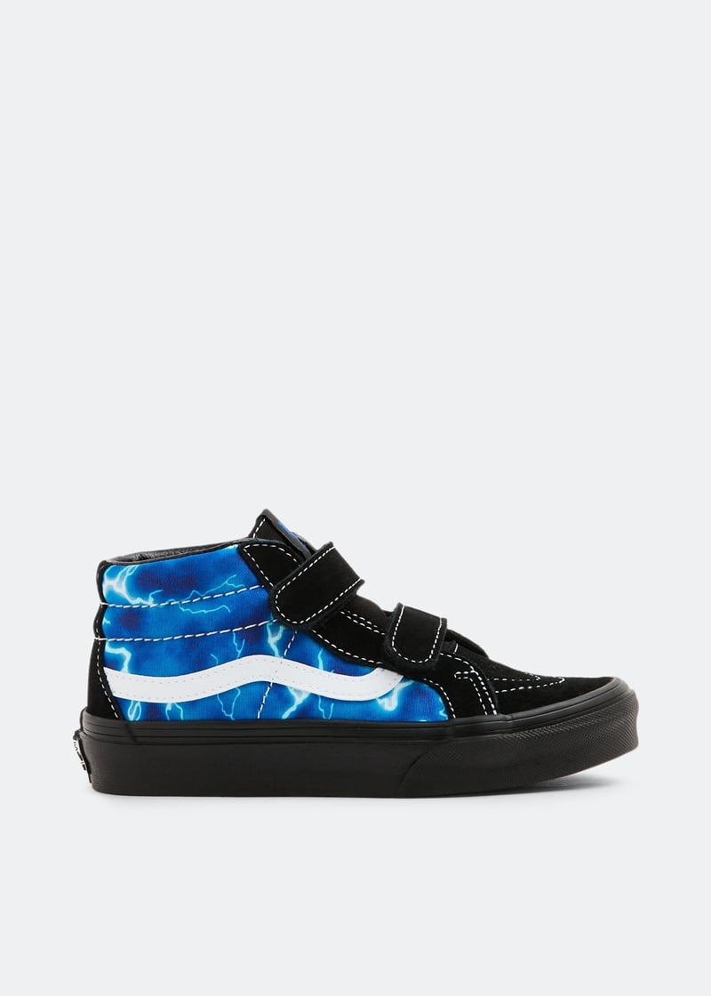 Vans Sk8 Mid Vans Shark Kids Vans SK8-Mid V Sneakers For Boy Black