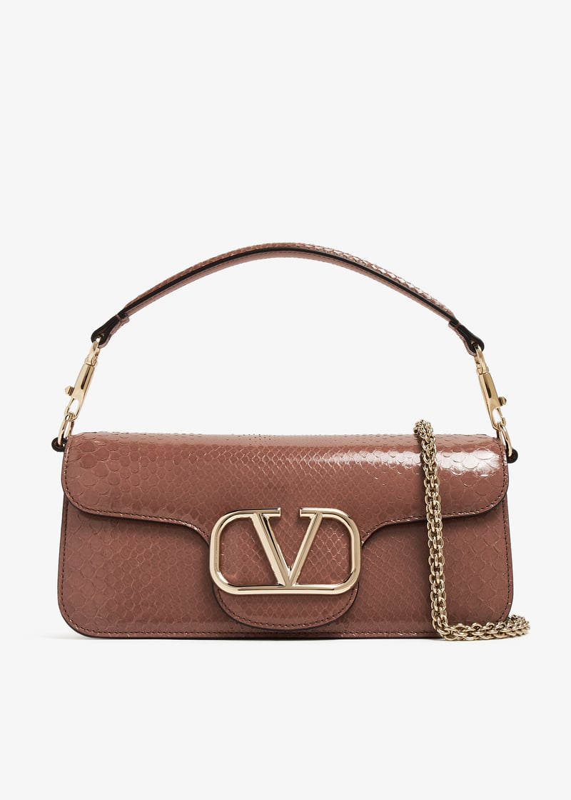 Valentino Garavani Locò shoulder bag for Women - Brown in