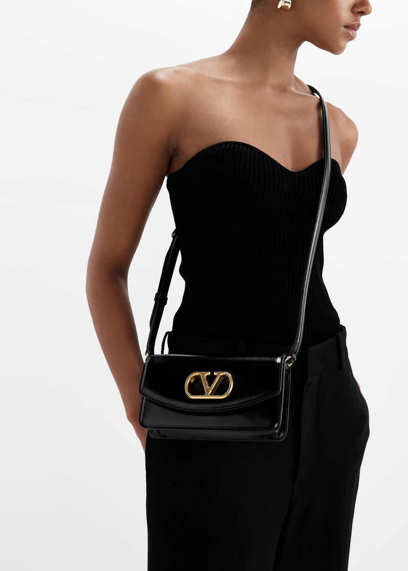 クラッチバッグ VALENTINO Valentino Garavani 'Vain' clutch bag Valentino Garavani Vain Clutch Bag In Shiny Calfskin for