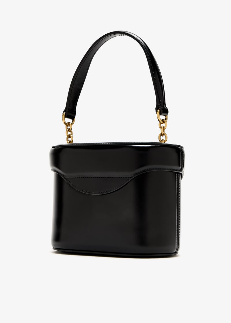 【関税＆送料込み】Valentino Garavani Vanity Bag VALENTINO GARAVANI Grained Calfskin VSling Vanity Case Black