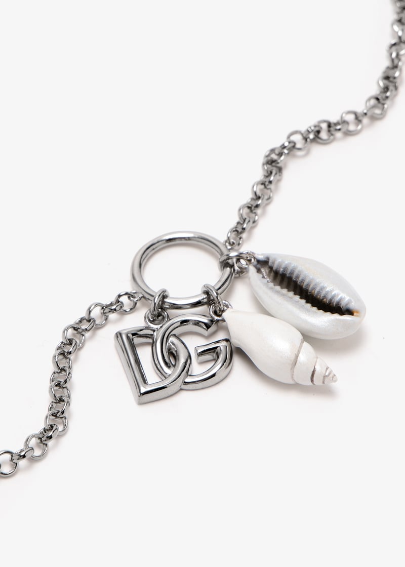 Dolce&Gabbana DG logo bracelet for Men - Silver in Oman