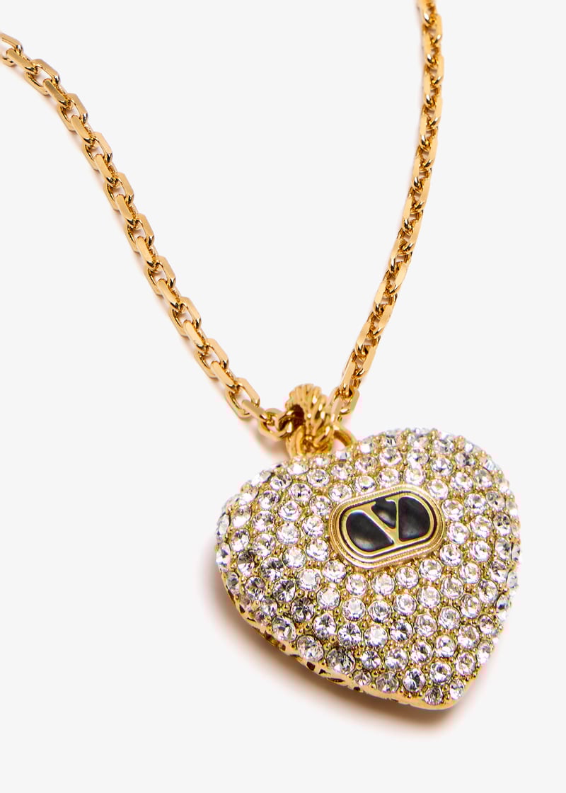 ネックレス・ペンダント VALENTINO Valentino Garavani 'Coeur ' necklace Coeur Royal Necklace In Metal, Enamel And Beads for Woman in