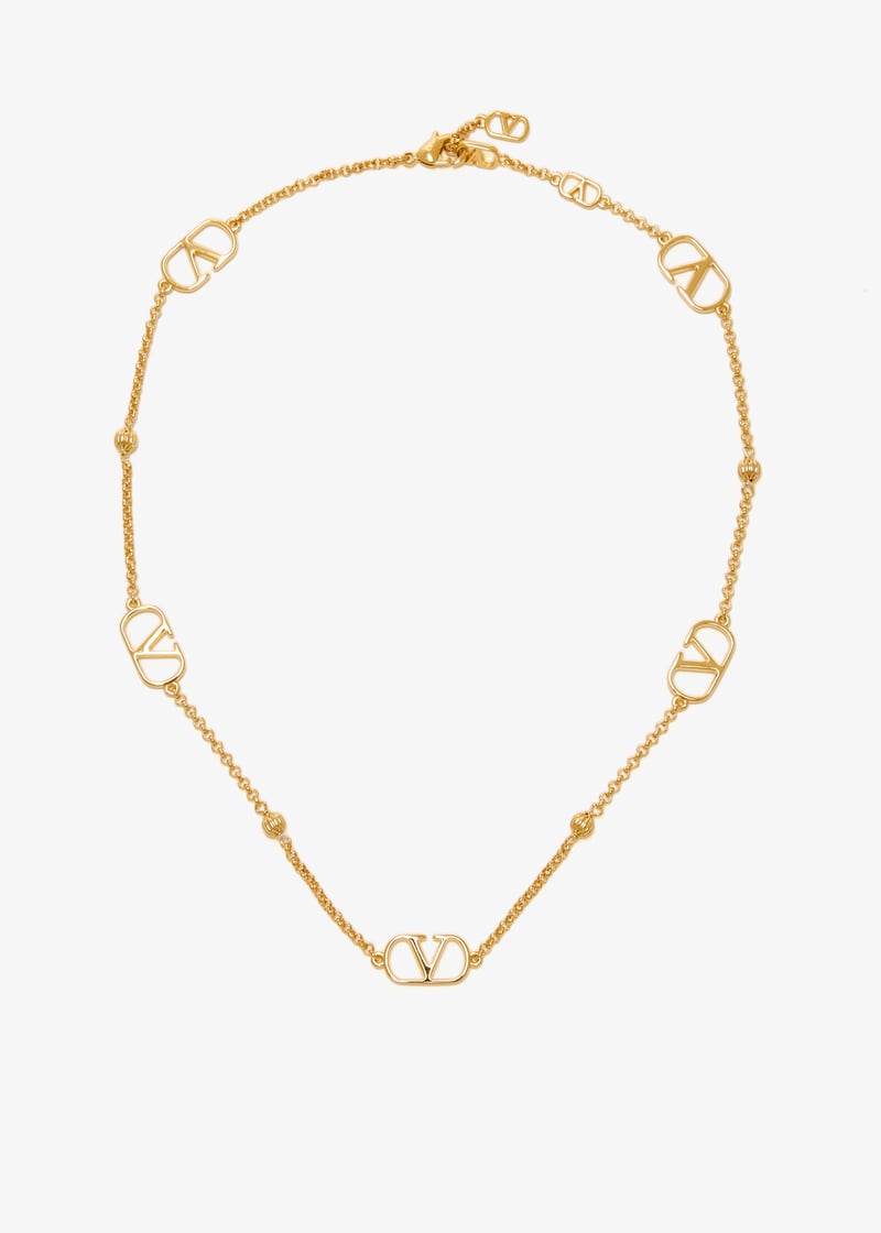Valentino Garavani VLogo Signature necklace for Women - Gold