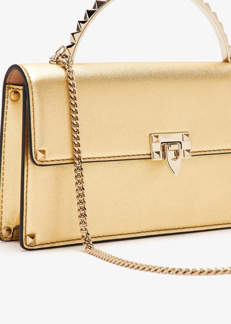 Valentino Garavani 6W2S0393VNWP45 関税送料込 Valentino Garavani Rockstud mini bag for Women - Gold in