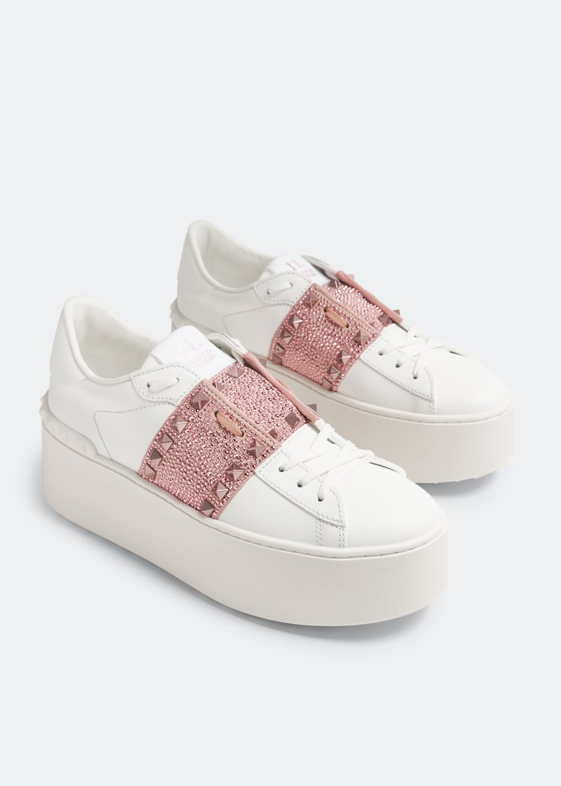 【VALENTINO】ROCKSTUD UNTITLED SNEAKERS★安全発送 Valentino Garavani Rockstud Untitled white sneaker | TheDoubleF