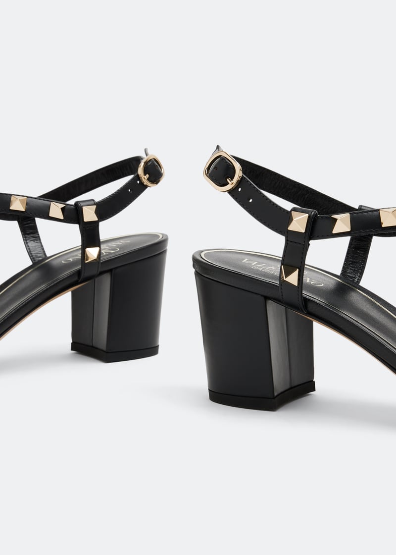 Sandals Size Valentino Garavani Rockstud Flair Slingback Leather