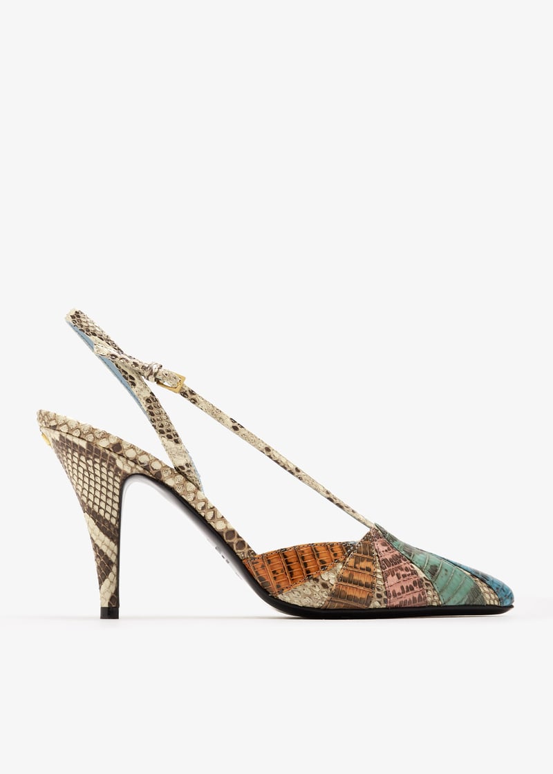 【関税&送料込】Valentino Garavani Foliefoliage Pumps In Pat Foliefoliage Pumps In Abrasive Calfskin And Lace 85mm for