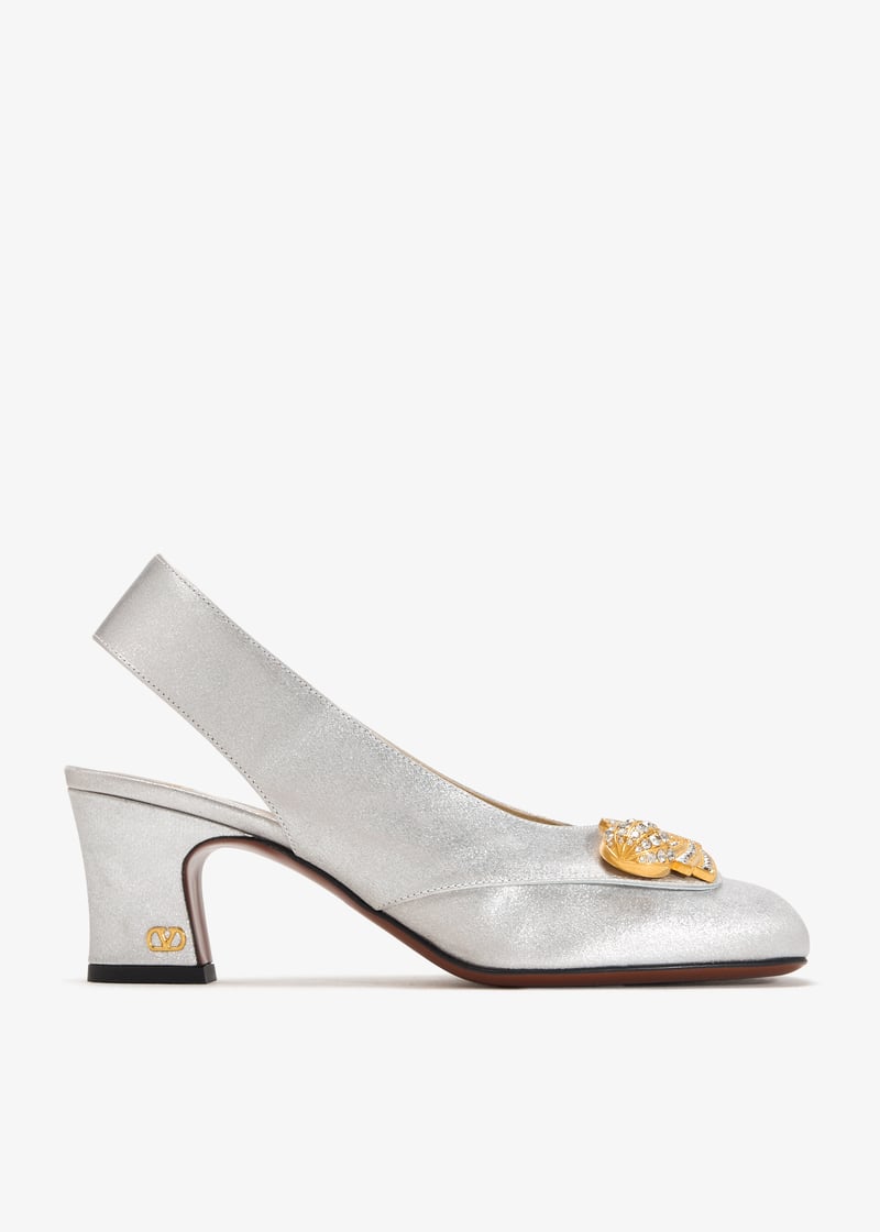 パンプス Valentino Garavani Valentino Garavani Adamantine Slingbacks Valentino Garavani Adamantine slingback pumps for Women