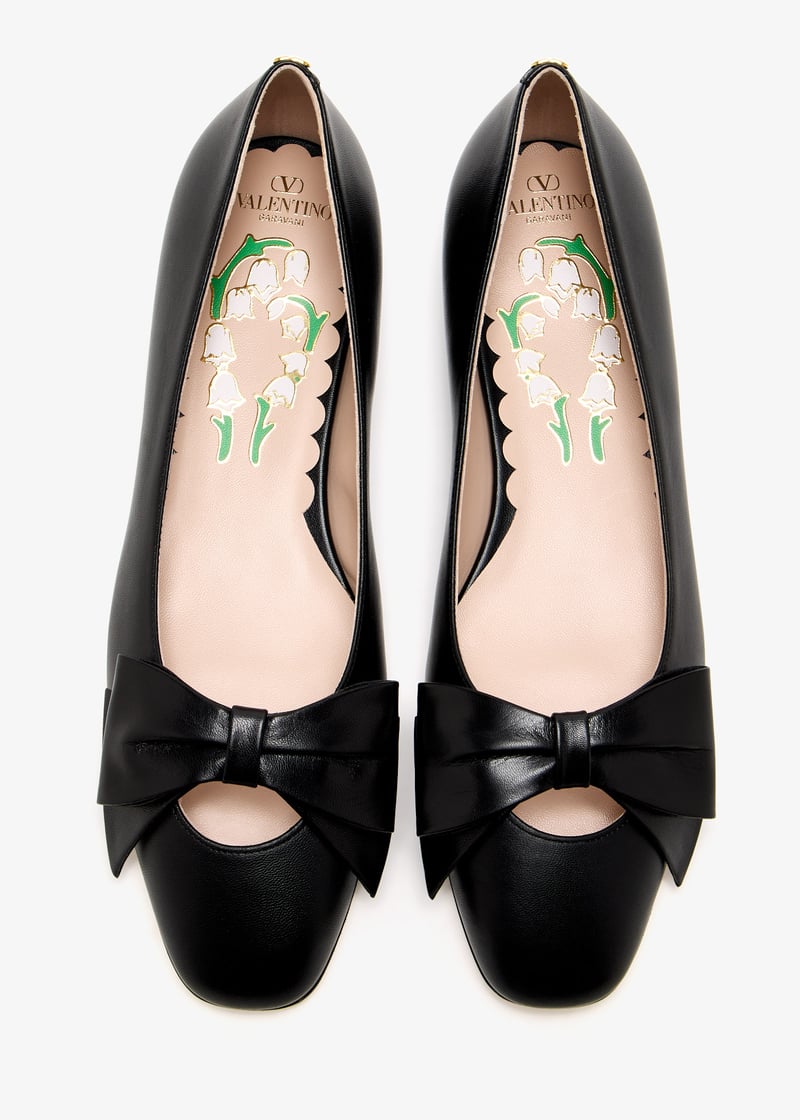 Valentino Garavani Bowow ballerinas for Women - Black in UAE