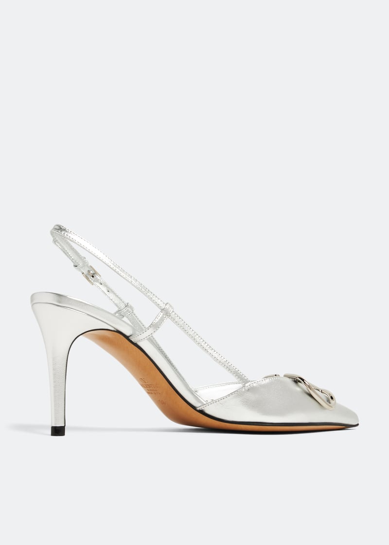 Valentino Garavani VLogo Signature pumps for Women - Silver