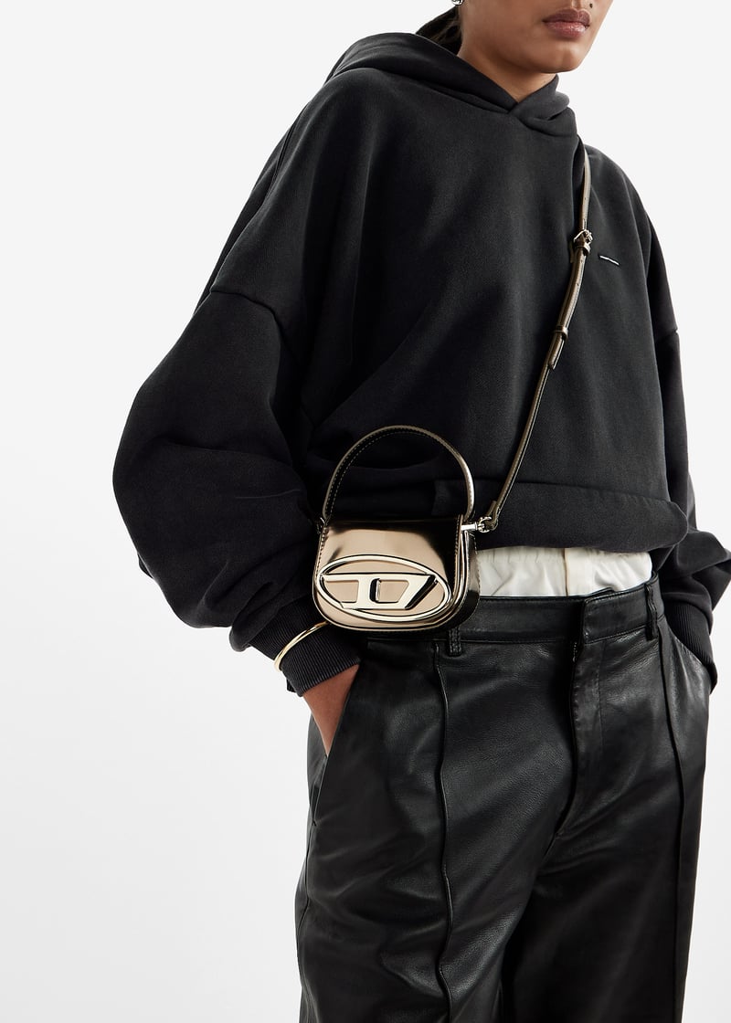 ★DIESEL★ 1DR XS S Tote Bag Gold X08957PS202H2382 X08957PS2 Diesel 1DR XS bag for Women - Gold in UAE | Level Shoes
