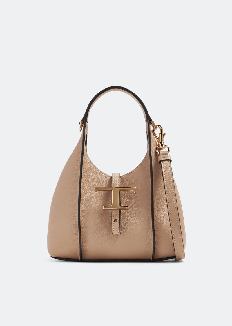 【TOD'S】TIMELESS MICRO HOBO BAG TOD'S T Timeless Hobo Bag in Leather Micro | ShopSimon