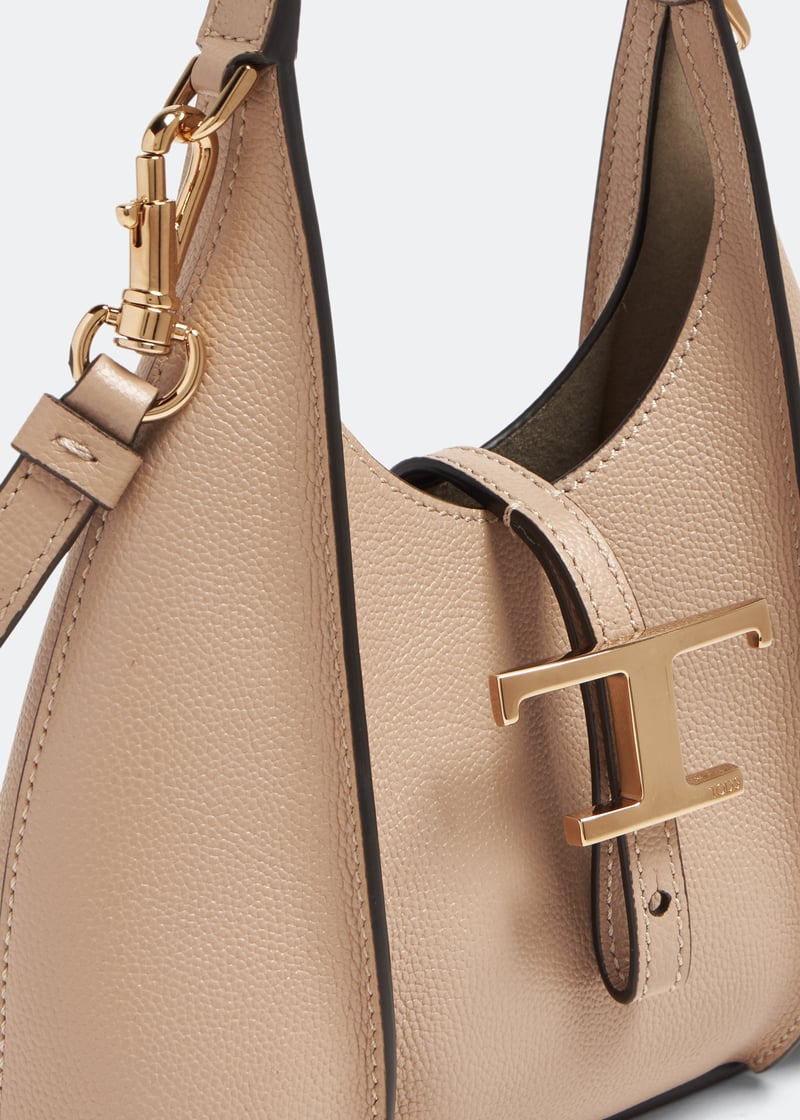【TOD'S】TIMELESS MICRO HOBO BAG Tod's T Timeless micro hobo bag for Women - Beige in UAE