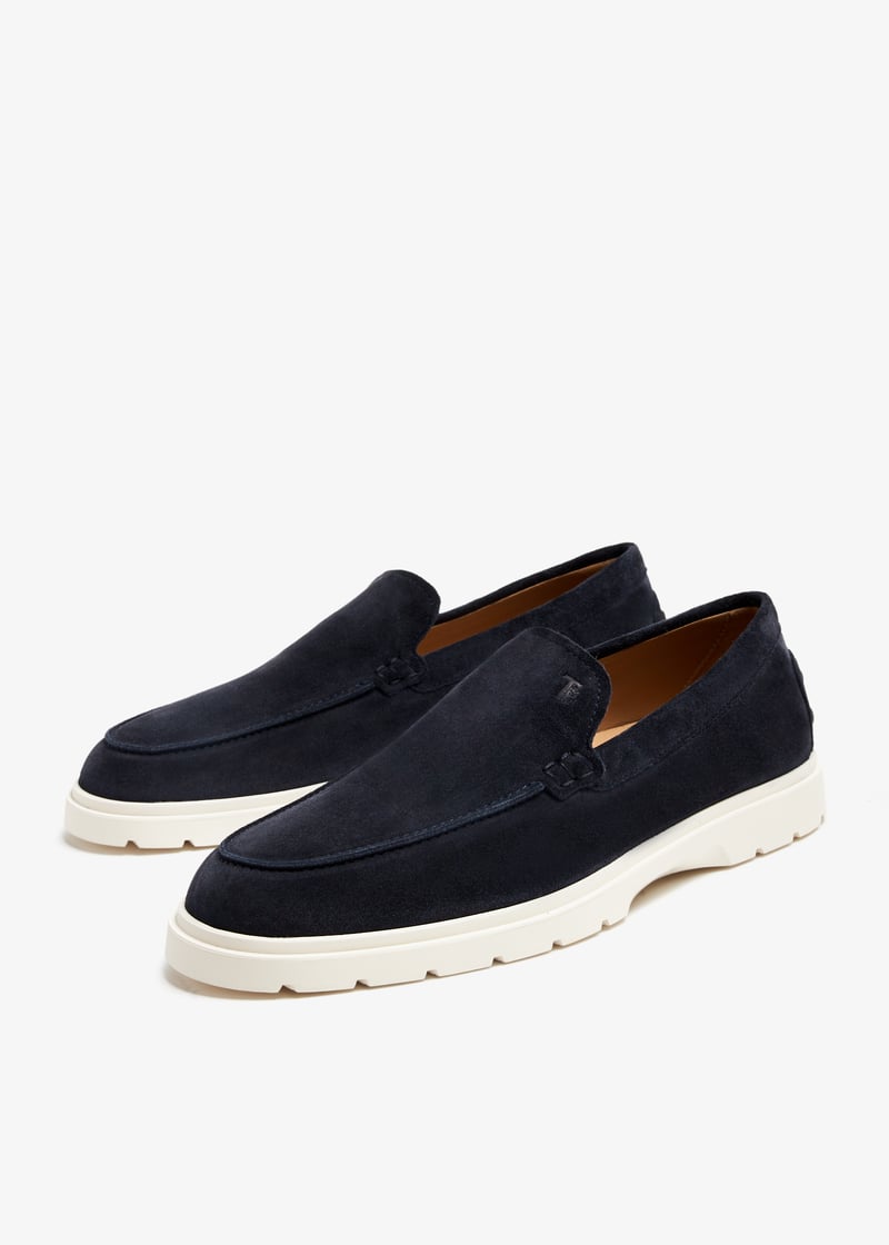 Tod's Suede slip-on loafers for Men - Blue in Qatar | Level