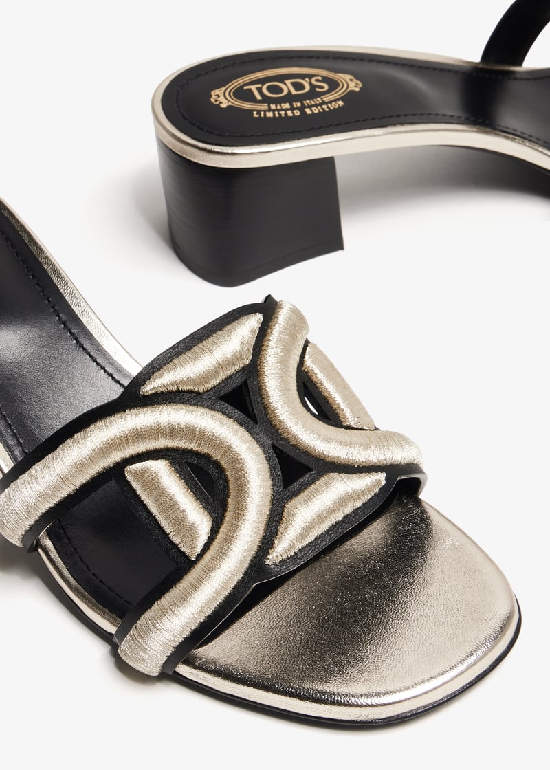 Tod's Kate sandals for Women - Black in Qatar | Level Shoes