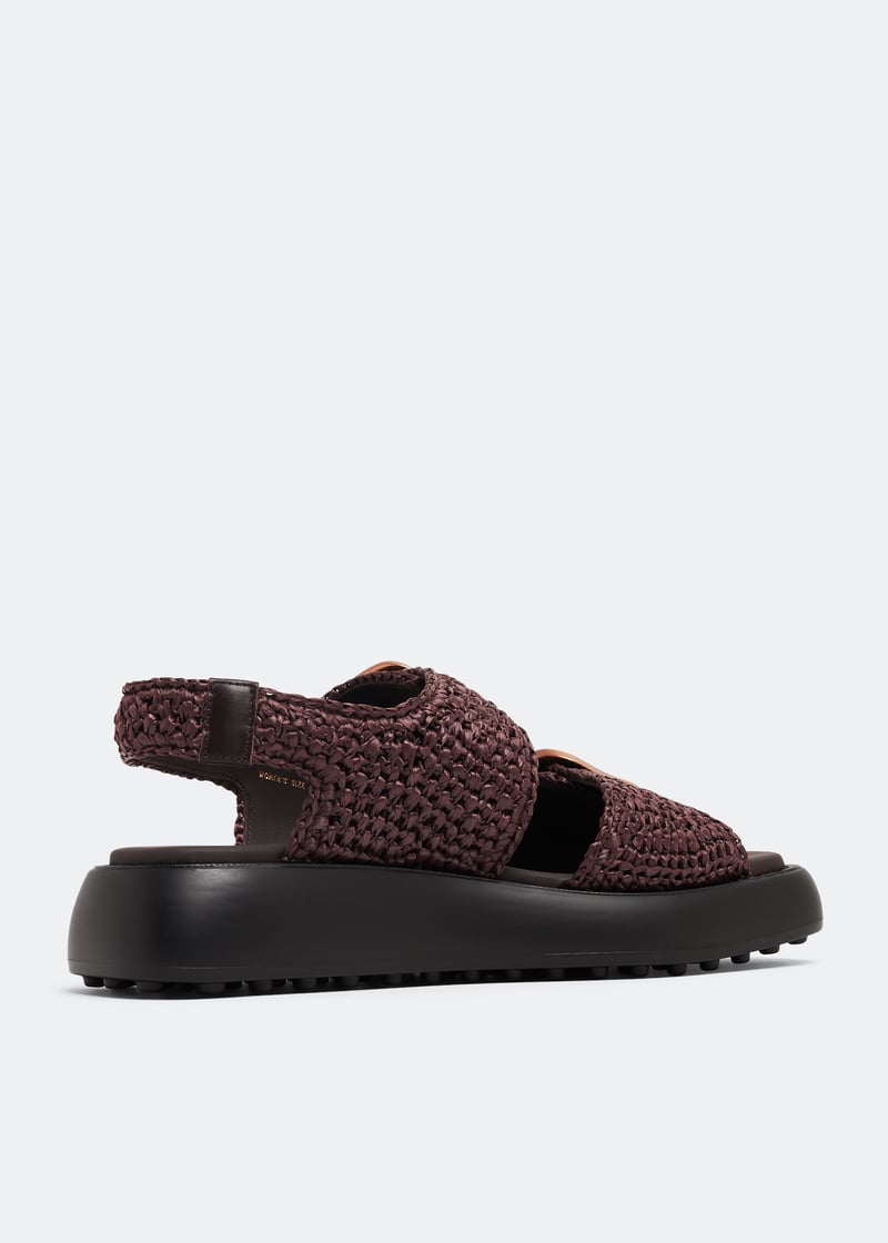 【TOD'S】 Raffia Sandals サンダル Tod's ラフィアサンダル 通販 - FARFETCH