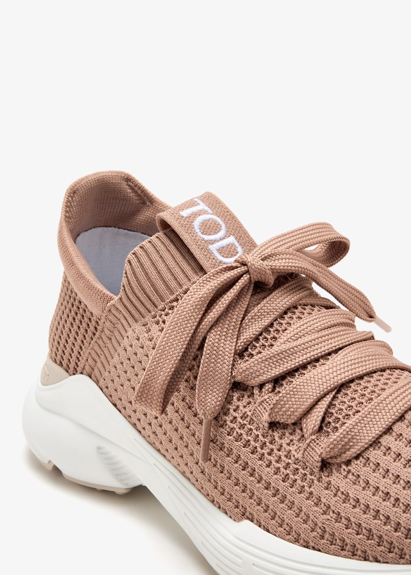 スニーカー TODS Women Sneakers XXW54C0IJ30TK7YYF1 beige Woman MULTICOLOUR Sneakers in Leather and Fabric