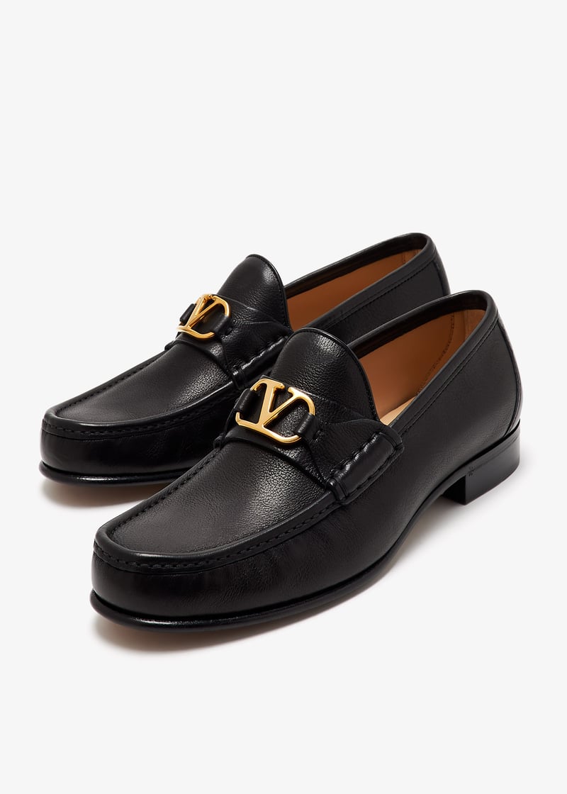 Valentino Garavani VLogo Signature loafers for Men - Black
